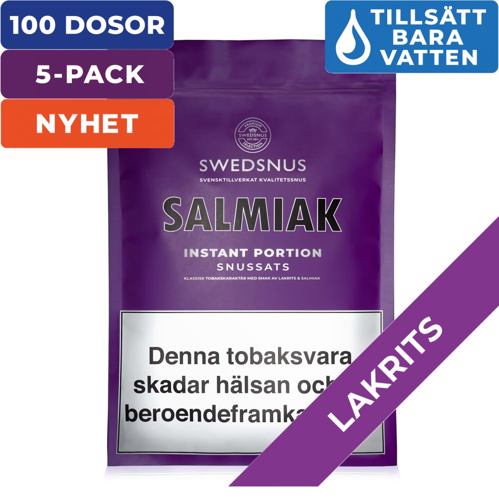 5-Pack Salmiak Instant Portion 400 5-Pack Salmiak Instant Portion 400